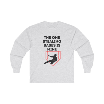 Baseball Tee - The One Stealing Bases is Mine Design