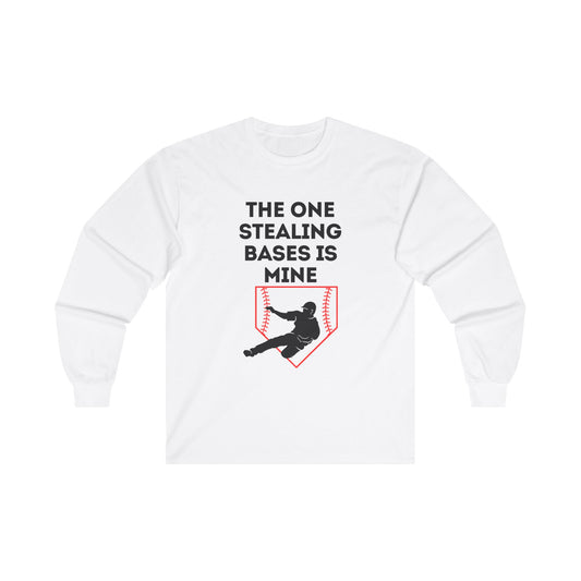 Baseball Tee - The One Stealing Bases is Mine Design