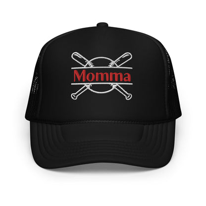 Baseball Momma Foam Trucker Hat