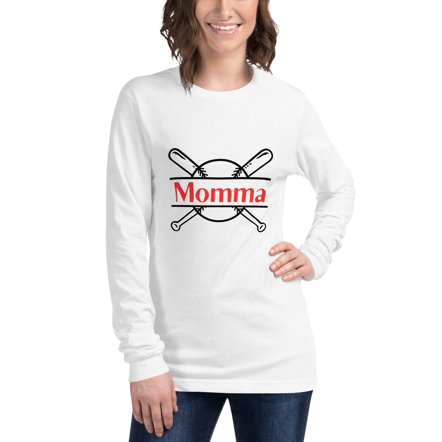 "Momma" Unisex Long Sleeve Tee